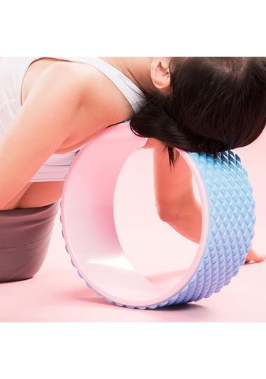 Suntek Yoga Roller Antislip Pilates Circle Yardımcı Pembe