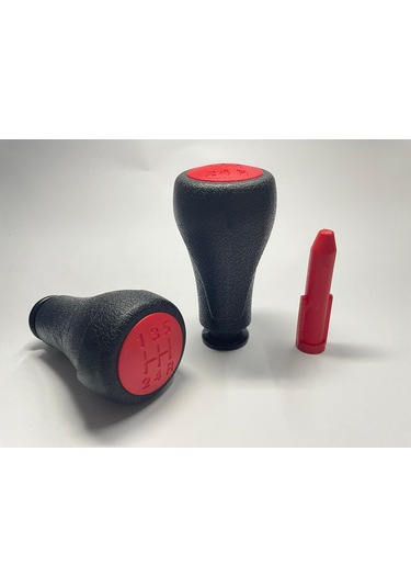 Unıversal Vites Topuzu - Bey130-fs-siyah Gövde Kırmızı Kapak