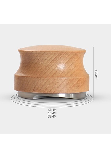 Dinosaurs Kahve Dengeleyici Espresso Sabotaj El Sabotaj Aksesuarları, Ayarlanabilir Derinlik, Kahve Için Paslanmaz Çelik, 51mm 1 Adet