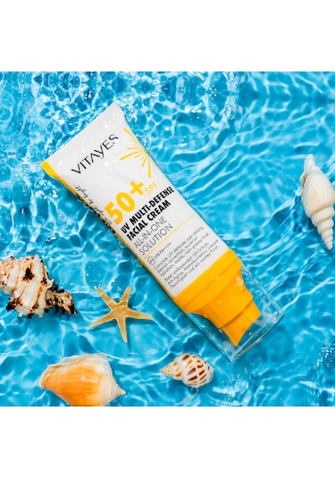 Vitayes Yüksek Koruyucu Yüz Güneş Kremi SPF50+ 50 ML