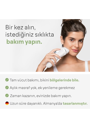 Braun IPL Silk Expert Pro 3 PL3132 2 Başlık İle Tüy Alma Lazer Epilatör + Venüs Tıraş Bıçağı + Çanta