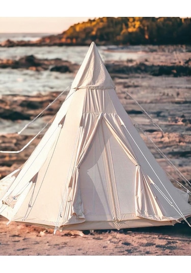 Campout Callısto 4 Mt Kanvas Çadır Beyaz