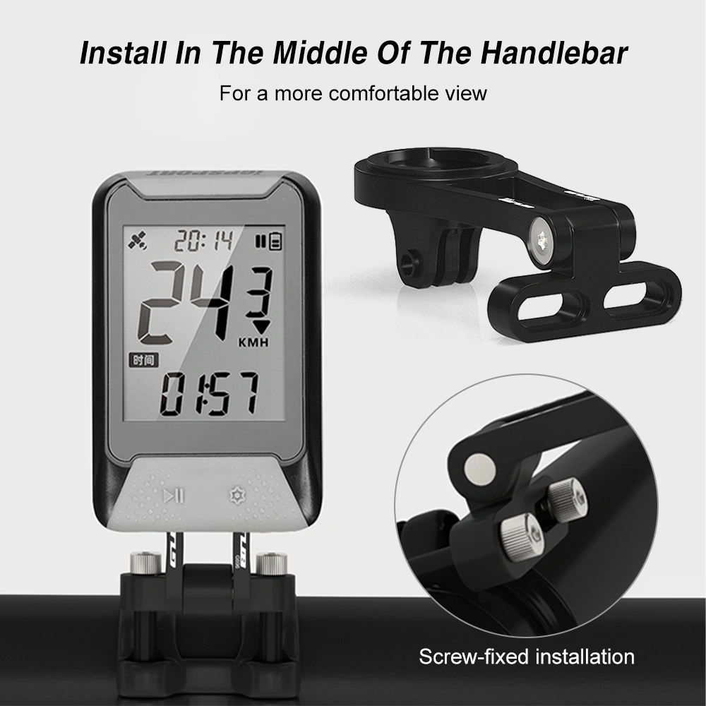 Youtek Gub G696 Aluminyum Bisiklet Kodu Tablosu Uzantı Tutucu: Ayarı Değiştirilebilir Açı, Hafif Ve Dayanıklı, Çeşitli Aksesuarlarla Uyumlu, Siyah Siyah