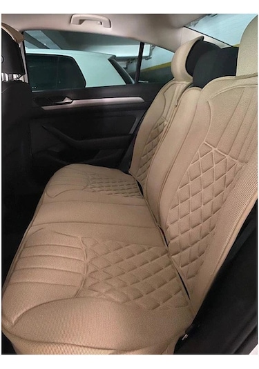 Seat Cordoba Lüks Oto Koltuk Minderi Ön Arka 5'li Takım Bej Fs