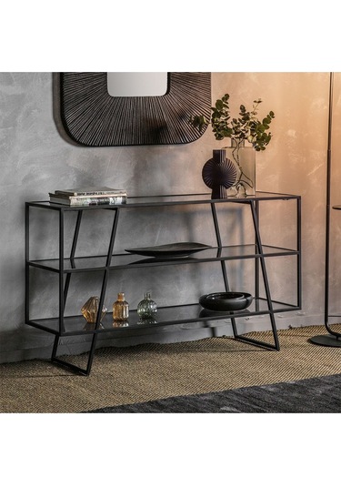 Miranda Siyah Metal&cam Dresuar Siyah