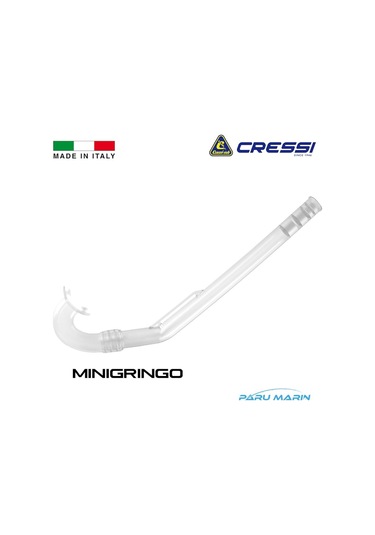 Parumarin Cressi Minigringo Şnorkel 7-15 Yaş Şeffaf