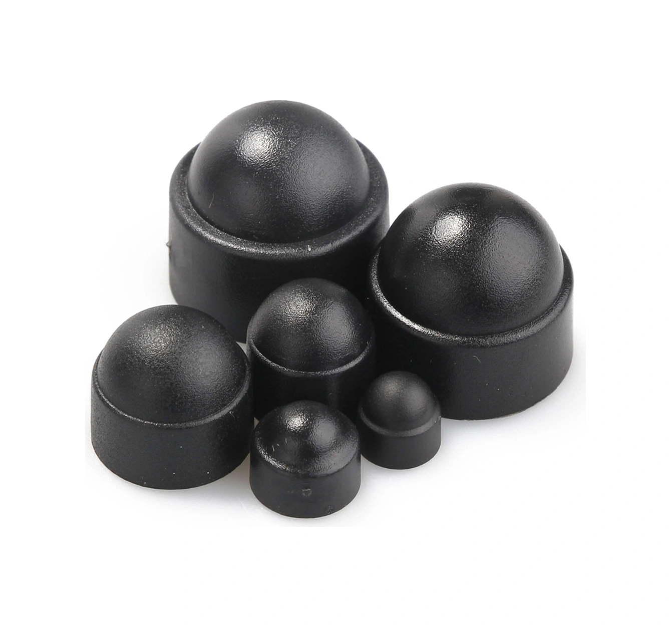 Neevoyu 145 Adet Siyah Plastik Somun Kapakları - M4/m5/m6/m8/m10/m12 Altıgen Tipi, Çocuk Güvenliği Ve Dekorasyon, Depolama Kutusuyla