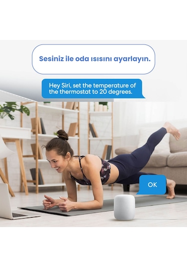 Meross Wi-Fi Uzaktan Kontrollü Akıllı HUB ve Termostat Vanası