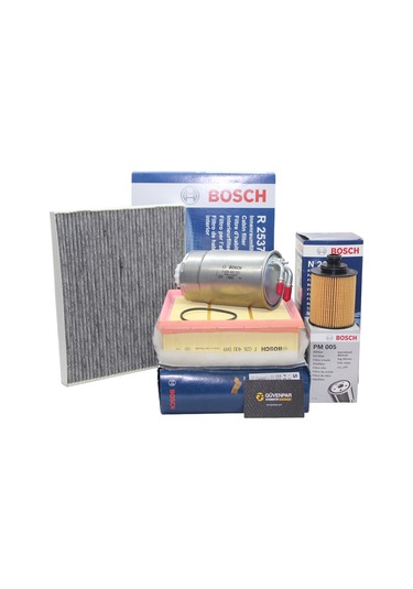 Opel Corsa D 2010/2011 1.3 Dizel Z13dtj Motor Bakım Filtre Seti Bosch Marka Pimli Yağ Filtreli