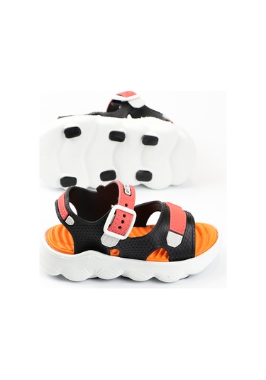 Gezer 00096 Yazlık Rahat Eva Taban Erkek Bebe Sandalet Turuncu