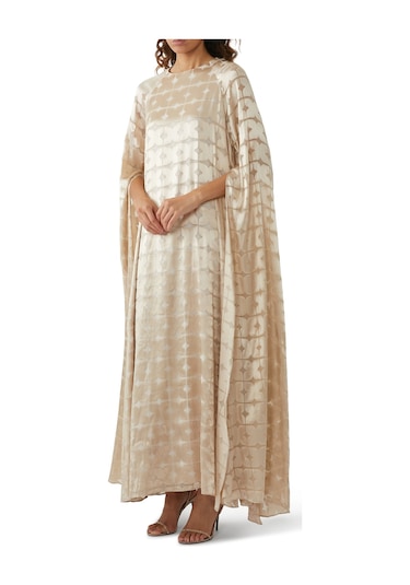 Dima Ayad Cape Kaftan Elbise - Şıklık Ve Rahatlık Bir Arada Beıge