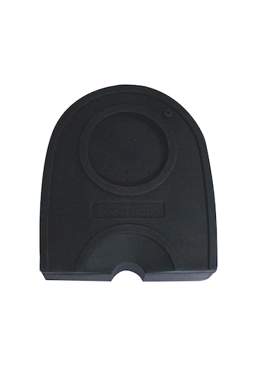 Geeksen Kaymaksız Silikon Kahve Presleme Matı - Profesyonel Barista İçin Anti-kaygan Masa Üstü Matı S Boy Siyah