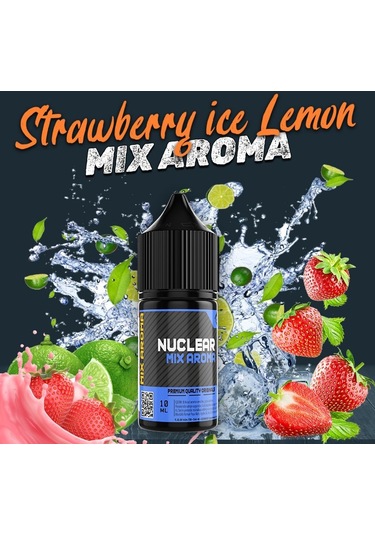 Nuclear Mix Aroma Strawberry İce Lemon Gıda Aroması 10 ML
