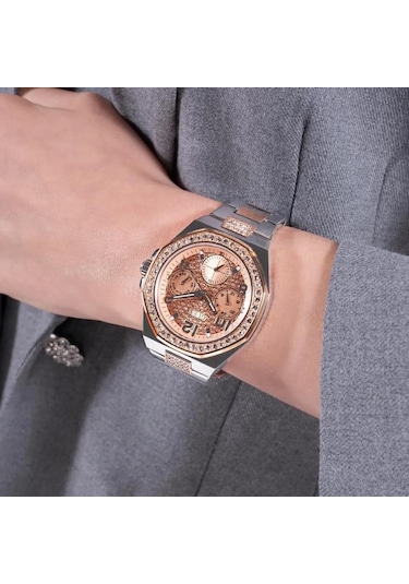 Guess Gugw0777l3 Quartz Çelik Rose/gri 40 Mm Kadın Kol Saati