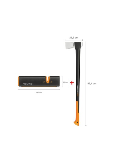 Fiskars Yarma Baltası Xxl-x27 + Balta Ve Bıçak Bileyici