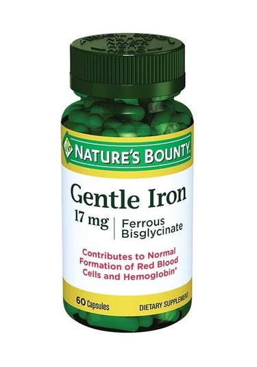 Nature's Bounty Gentle Iron 17 Mg 60 Kapsül