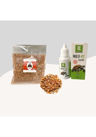 Kaplumbağalar İçin Gammarus Karides 20gr + Kaplumbağalar İçin Multivitamin 50ml