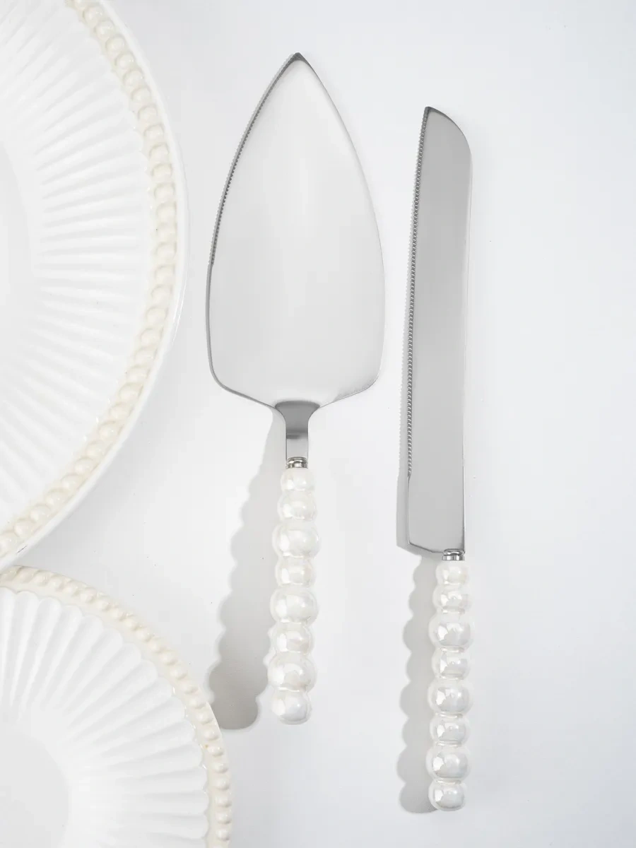 Anı'sroom Pasta Dilimleme/servis Bıçağı Ve Spatula Seti 296464196 Gri