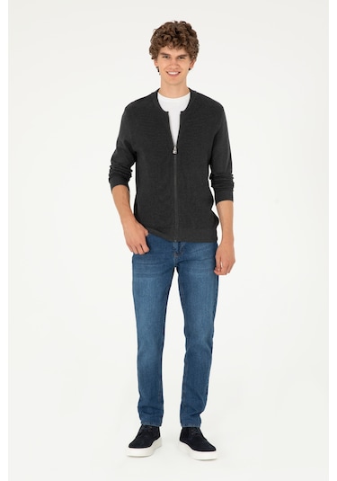 U.s. Polo Assn. Erkek Antrasit Melanj Hırka Triko 50293528-vr081 Antrasit Melanj U.s. Polo Assn. Erkek Antrasit Melanj Hırka Triko 50293528-vr081 Antrasit Melanj