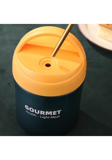 Hangfox 304 Paslanmaz Çelik Termos Çorba Kasesi - Sızdırmaz Ve Taşınabilir Kırmızı