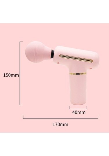 Zd8889 Mini Fasya Cihazı Kas Gevşetme Masaj Sopa El Titreşim Taşınabilir Masaj Tabancası Mavi Çok Renkli