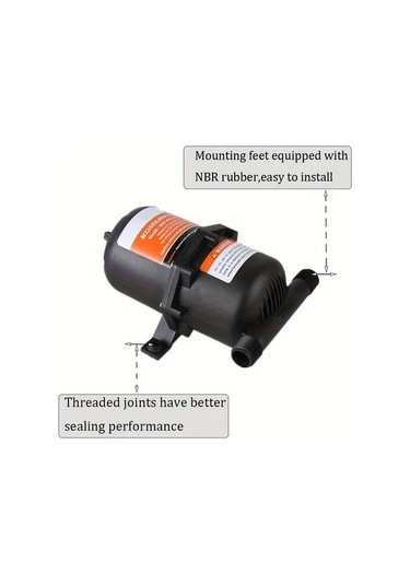 Motion003 1 Bilgisayar Rv Su Pompası Toplama Tankı Motorhome Karavan Seyahat Deniz İçin Önceden Şarjlı Abs Basınç Tankı Pil Olmadan İç Fonksiyonlu Pompa Aksesuarı