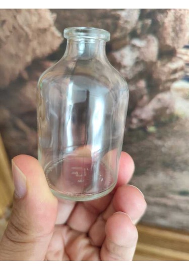 50 Adet Dekoratif Cam Flakon Şişe 50 Ml