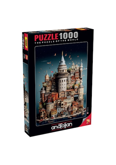 Anatolian 1000 Parçalık Puzzle - Galata 1158