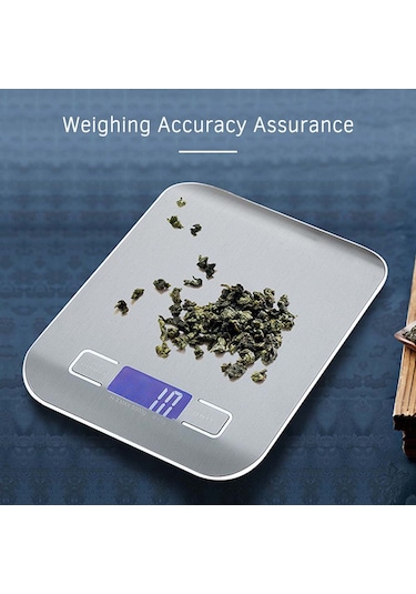 Geeksen Küçük Mutfak Dijital Terazi, 5kg Hassasiyet, 4 Ölçü Birimi G, Ml, Oz, Lb , Usb Şarjlı, Pembe Arka Işık, Tencere Ve Fırın İçin Gümüş