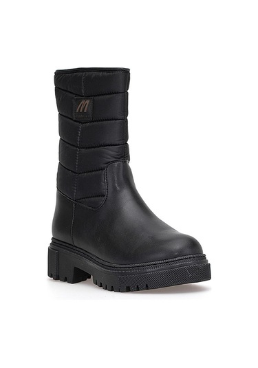 M.p 252-6220zn Kadın Düz Bot Siyah Siyah