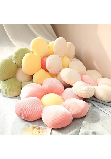 40cm Renkli Ayçiçeği Yastık, Petal Yastık, Doldurulmuş Oyuncak Diğer
