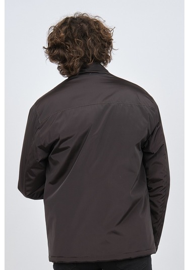 By Serco Erkek Deri Biyeli Kapak Cepli Mont 0620661 Kahverengi-Kahverengi