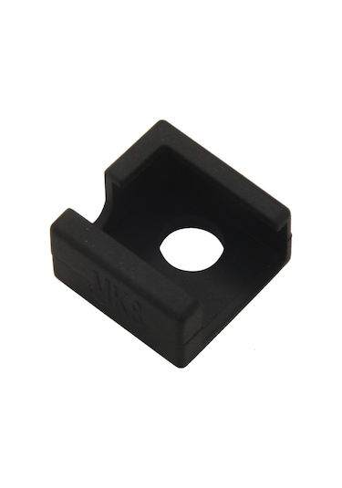 Leasetake 3d Yazıcı Isıtıcı Bloğu Silikon Kapak Mk7/mk8/mk9 Hotend Ender 3, Ender 3 Pro, Cr-10,10s,s4,s5 Anet A8 Ve Ekstruder Nozulu 0.4mm Baskı Kafası Mk8 Makerbot İçin