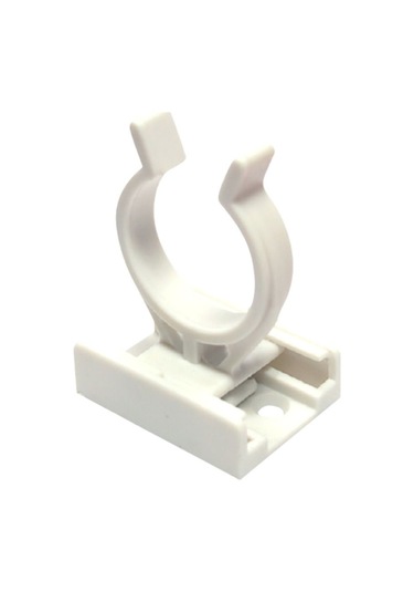 Plastik 10-15 Baza Klipsi Beyaz Tekli Tr Renkli