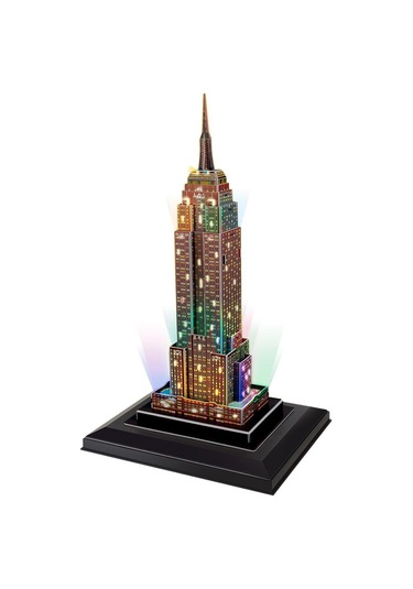 Cubic Fun 3D 38 Parça Puzzle Empire State Binası Abd Led Işıklı