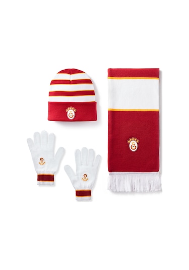 Gsstore Galatasaray 5 Yıldız Atkı Bere Eldiven Takım U252209 981026