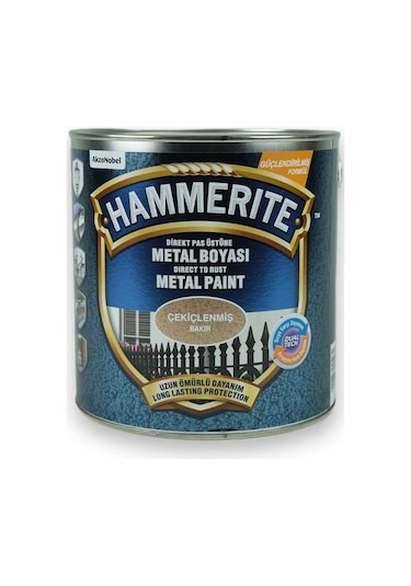 Hammerite Pas Üstü Metal Boyası Çekiçlenmiş Bakır 0,75 Lt
