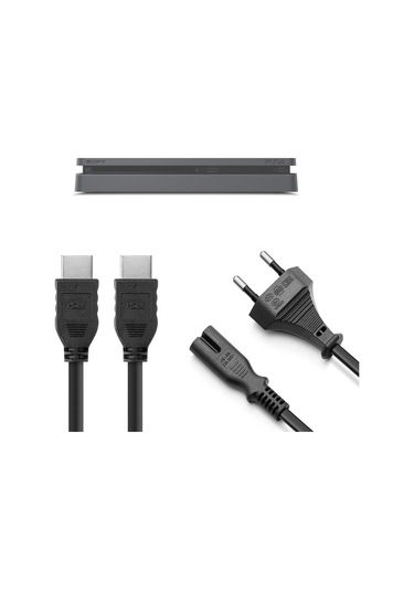 Ps4 Slim Güç Kablosu Ve Hdmi Görüntü Kablosu Set Playstation 4 Aksesuar