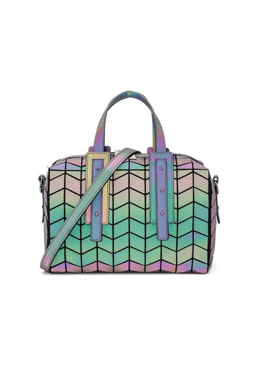 Moda Kadın Çantası Omuz Çantası Aydınlık Haberci Çantaları Geometri Çapraz Çanta Yüksek Kapasiteli Black2 Çok Renkli