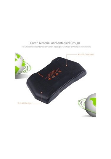 Lemestar "2.4g Kablosuz Mini Klavye - 3 Renkli Arka Aydınlatmalı, Dokunmatik Pad'li Tv/tablet/pc İçin"