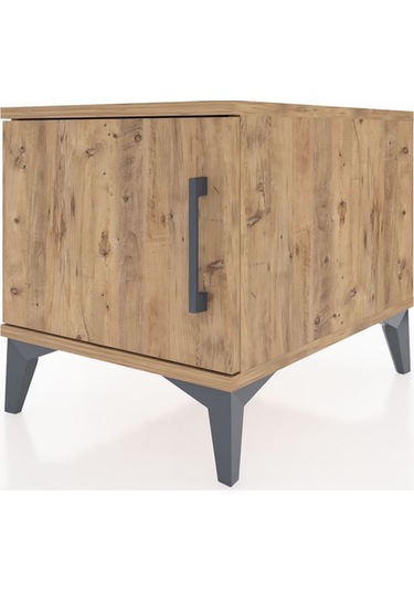 Kronos Komodin Tek Kapaklı 44x59x48 Çam-çam Çam