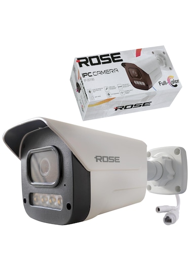 Gece Renkli 2mp Ip Bullet Kamera Colorvu 3.6mm Rose Ip-20195