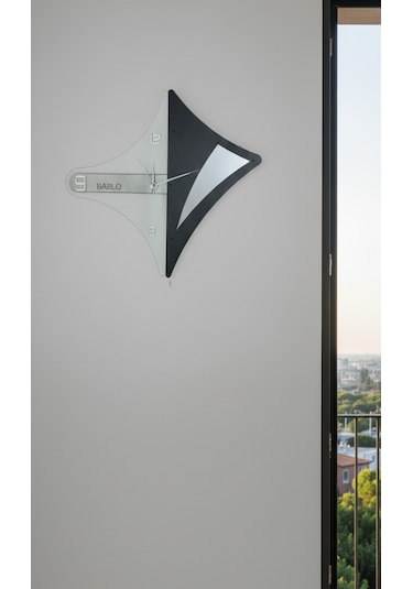 Yelken Silver Bablo Premium Duvar Saatleri