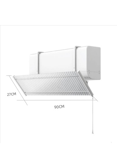 Techtic Alüminyum Panjur Klima Hava Yönlendirici Ayarlanabilir