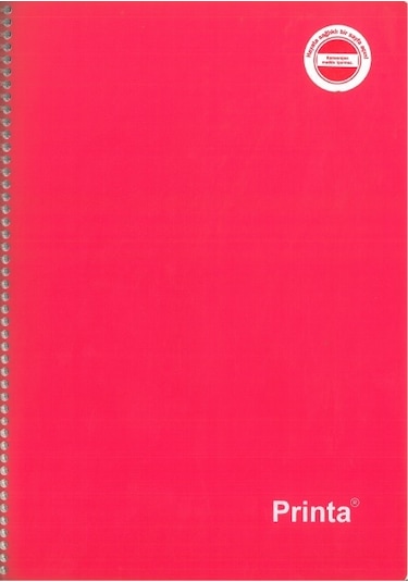 Ekofis Pirinta defter 160 Yp Çizgili A4 Spiralli PP.Kap.Mor