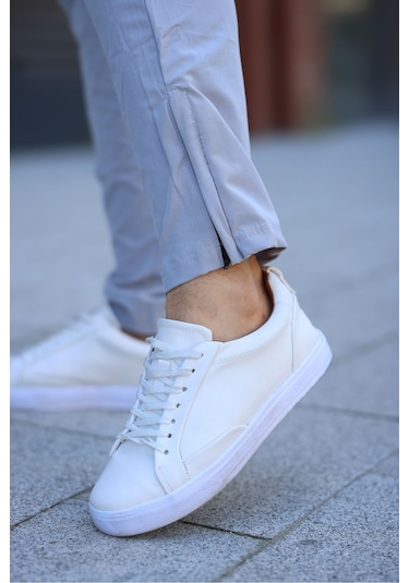 Erkek Açık Gri Eşofman Altı Fermuarlı Paça Kaliteli Paraşüt Kumaş Açık Gri