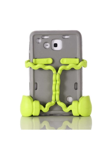 Galaxy Uyumlu  Tab 3 Lite 7.0 T110 Zore Eva Boxer Tablet Silikon - Gri Arka Kapak