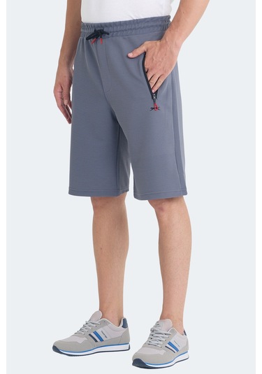 Slazenger Osaku 2 Li Set Erkek Şort Lacivert - Koyu Gri
