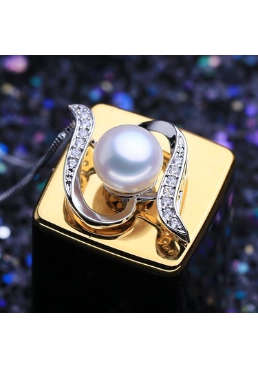 Siyah Lsooyh Doğal Tatlı Su Inci Kolye Çiçek Kolye Moda Saplama Küpe Yüzükler Kadınlar Için Inci Takı Setleri Siyah