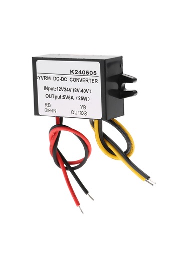 Gajeena 5v 5a Dc-dc Düşürme Güç Modülü, 8-40v Girişli, Su Geçirmez, Ateş Direnci, Aşırı Gerilim/koruma, Araç Led Ekranı Ve Diğer Cihazlar İçin